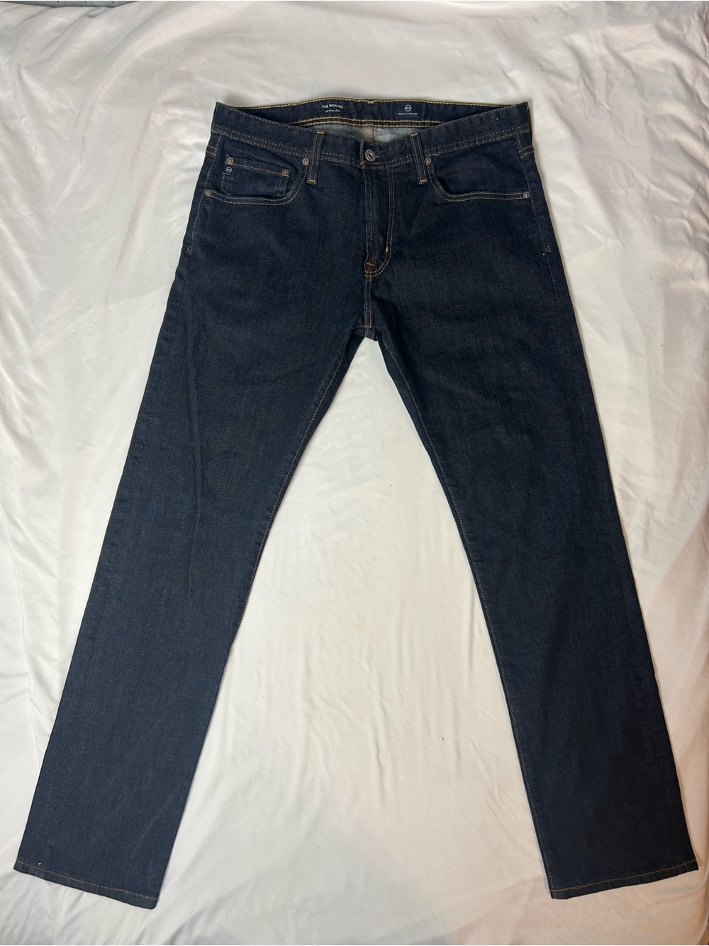 AG Adriano Goldschmied The Nomad Jeans Mens 34R Modern Slim Dark Wash Denim